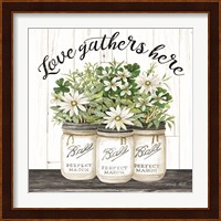 White Jars - Love Gathers Here Fine Art Print