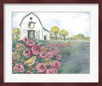 Pink Flower Field Fine Art Print