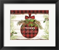 Merry Christmas Ornament Fine Art Print