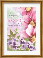 Happiness Blooms Within Fine Art Print