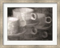 Stacked Coffee Cups Fine Art Print