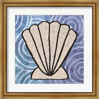 Whimsy Coastal Clam Shell Fine Art Print
