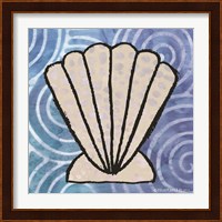 Whimsy Coastal Clam Shell Fine Art Print