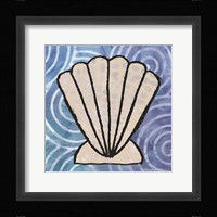 Whimsy Coastal Clam Shell Fine Art Print