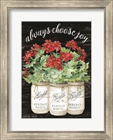 White Jars - Always Choose Joy Fine Art Print