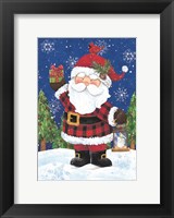 Santa with Lantern Fine Art Print