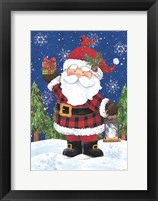 Santa with Lantern Fine Art Print