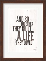 A Life They Loved Fine Art Print