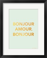 Bonjour Amour Fine Art Print