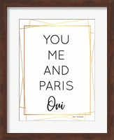 You Me and Paris Fine Art Print