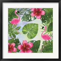 Tropical Life Flamingo I Fine Art Print