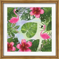 Tropical Life Flamingo I Fine Art Print