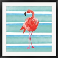 Tropical Life Flamingo III Fine Art Print