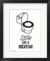 Potty Like a Rockstar Fine Art Print