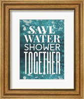 Save Water Fine Art Print