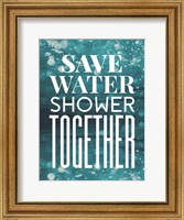 Save Water Fine Art Print