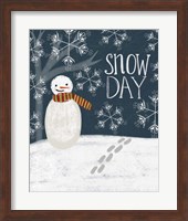 Snowday Snowman Fine Art Print