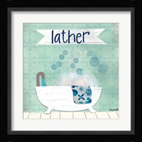 Lather Framed Print
