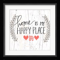 Home is my Happy Place Fine Art Print
