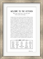 Welcome to the Kitchen Fine Art Print