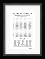 Welcome to the Kitchen Fine Art Print