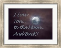 Moon and Back Fine Art Print