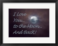 Moon and Back Fine Art Print