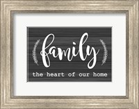 Family is the Heart of Our Home Fine Art Print