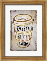 Coffee Typography III Fine Art Print