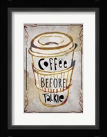 Coffee Typography III Fine Art Print