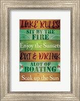 Lake Rules Fine Art Print