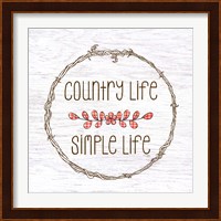 Country Life Simple Life Fine Art Print