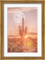 Sunset Moonrise Fine Art Print