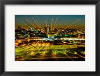 Jerusalem Points of Light Framed Print