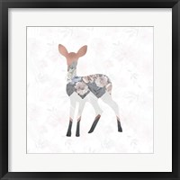Square Deer Framed Print