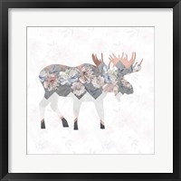 Square Moose Framed Print