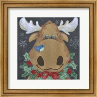 Christmas Moose Fine Art Print