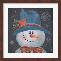 Christmas Snowman Fine Art Print