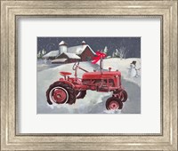 Old Tractor and Barn Fine Art Print