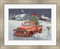 Old Truck and House Fine Art Print