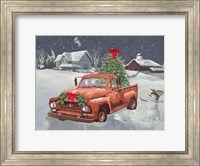 Old Truck and House Fine Art Print
