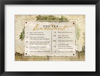 10 Commandments Fine Art Print