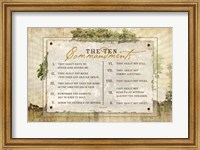10 Commandments Fine Art Print