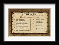 10 Commandments II Fine Art Print