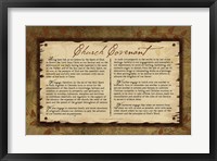 Church Covenant II Fine Art Print
