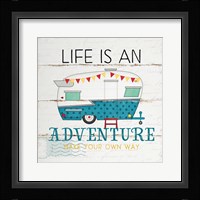 Life is an Adventure Framed Print