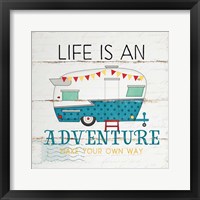 Life is an Adventure Framed Print