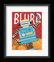 Blurp Bot Framed Print