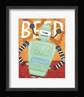 Beep Bot Framed Print