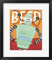 Beep Bot Framed Print